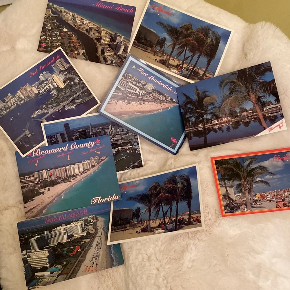 Vintage 90’s Florida Phil Mattes Post Card Shoppe POST CARDS set of 11 New